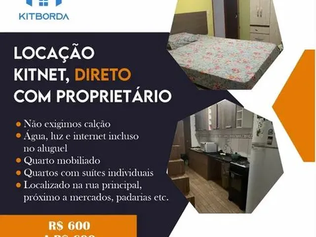 Imagem: Aluguel Kitnet - São José dos Pinhais