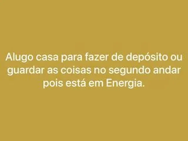 Imagem: Alugo Casa para Fazer de Depósito Ou Guardar