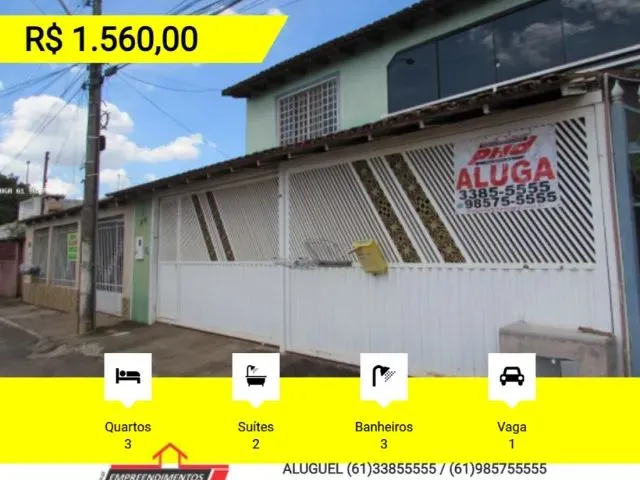 Imagem: Casa para Locação, Gama / Df, Bairro Gama