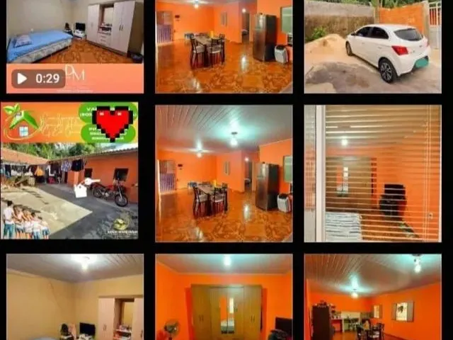 Imagem 1: Casa 2 Quartos no Bairro do Hileia , Conjunto Eduardo Gomes , Parte Baixa, Fundos com Muro