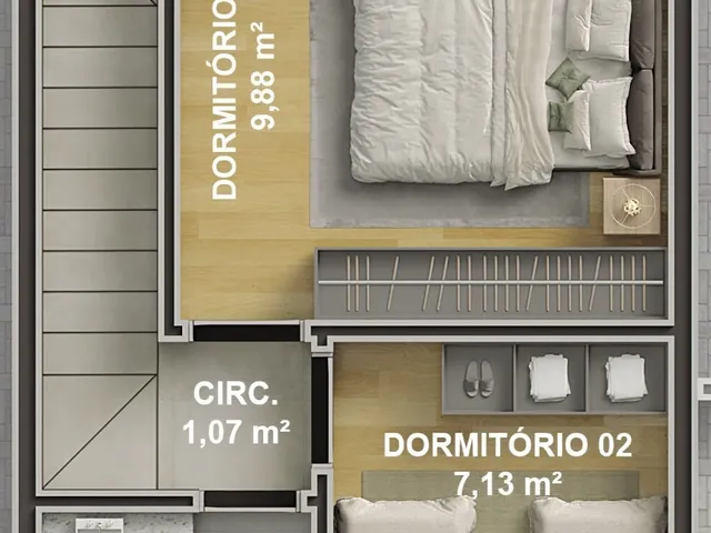 Imagem 7: Lindo Sobrado no Centro de Viamão - 2 dorm c/ Sacada, e Pátio Individual