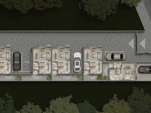 Imagem 4: Lindo Sobrado no Centro de Viamão - 2 dorm c/ Sacada, e Pátio Individual