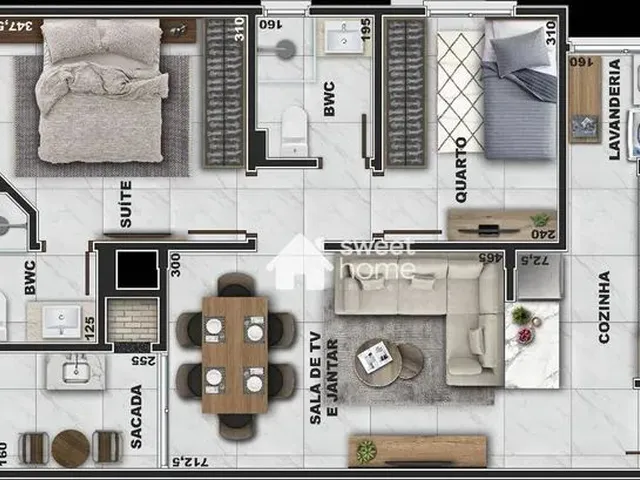 Imagem 2: Apartamento no Bairro Alto Alegre