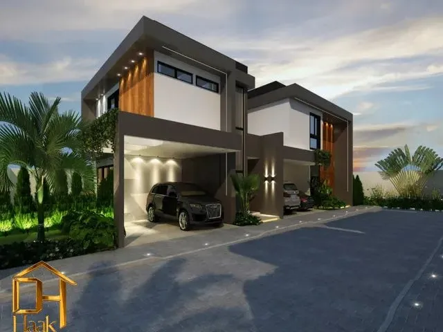 Imagem: Casa em Construção em Condomínio Fechado