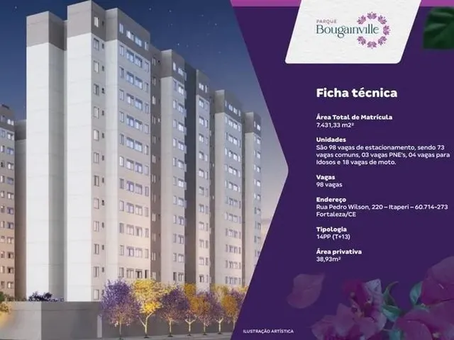 Imagem 3: Apartamentos com Sinal de 500 Reais, 50Metros da Av. Bernardo Manoel, a 2Min do Aeroporto