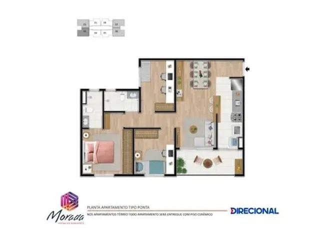 Imagem 13: Apartamento de 2 e 3 Quartos com Suíte e Varanda na Melhor Localização do Floramar