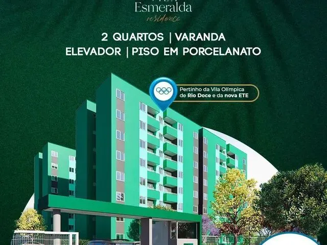 Imagem: O apartamento possui 2 Dormitórios, 1 Banheiro, 1 Vaga na