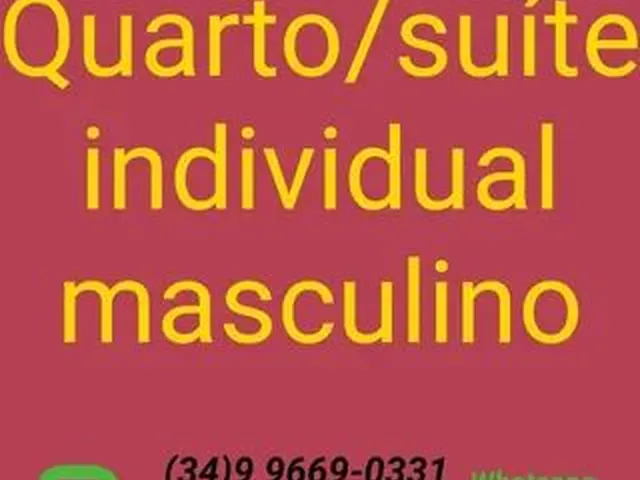 Imagem: Quarto/Suíte Individual Masculino Perto