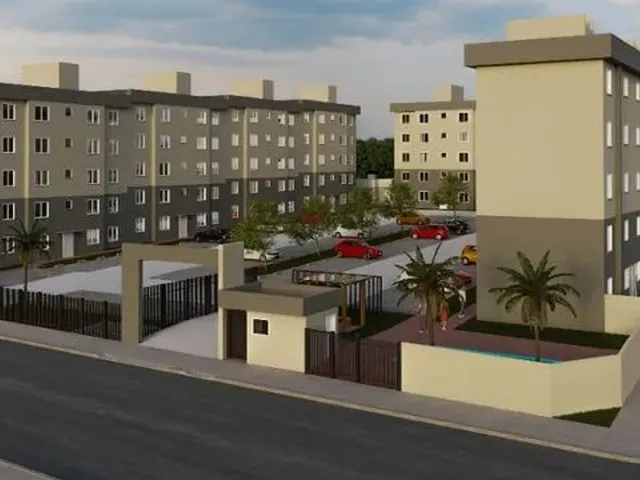 Imagem: O apartamento possui 2 Dormitórios, 1 Banheiro, 1 Vaga na