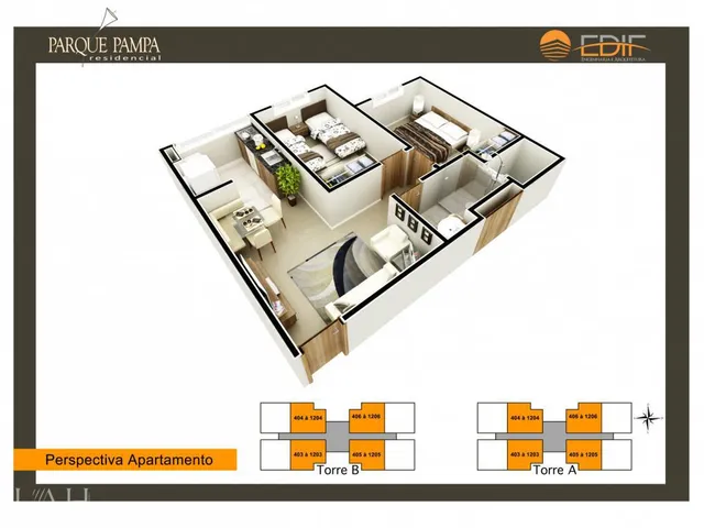 Imagem 6: Apto de 02 dorm no Interlagos