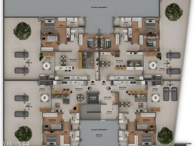 Imagem 5: Apartamento com terraço no bairro Pio X