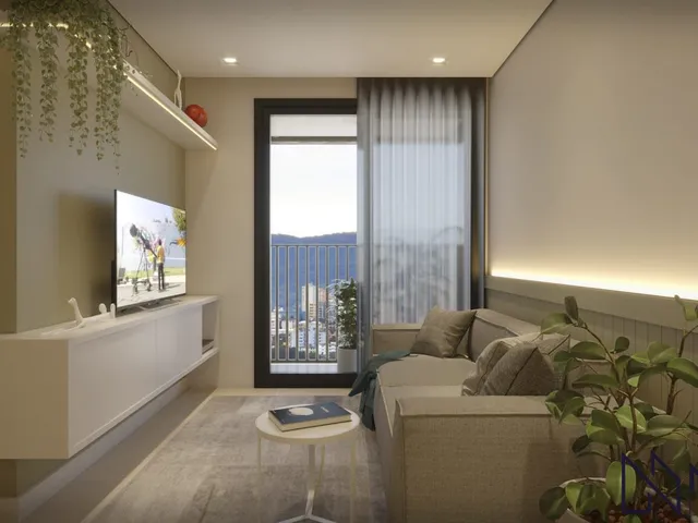 Imagem 2: Apartamento 2 dormitórios com sacada e churrasqueira