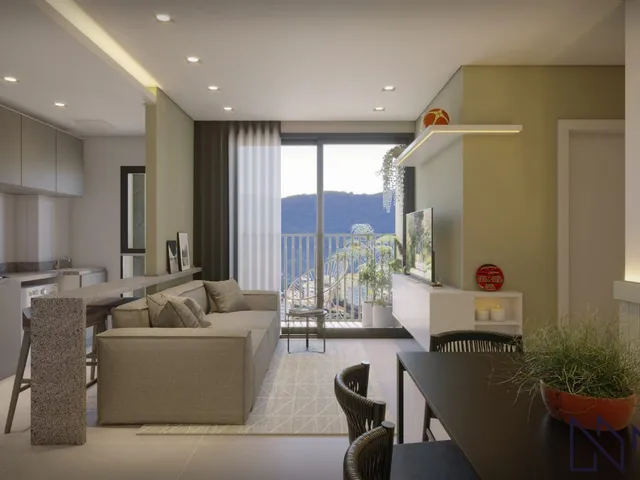 Imagem 4: Apartamento 2 dormitórios com sacada e churrasqueira