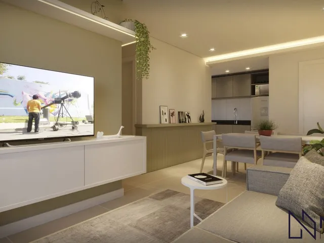 Imagem 3: Apartamento 2 dormitórios com sacada e churrasqueira