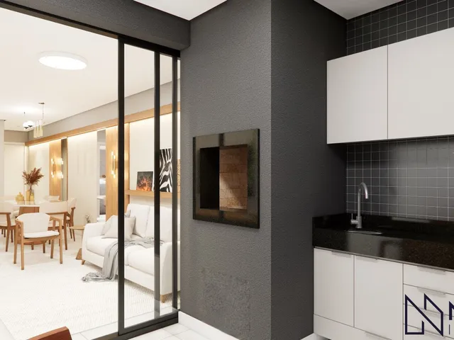 Imagem 6: Apartamento 2 Dorm. c/ Suíte e Sacada Gourmet em Camobi - Ed. Esperanto