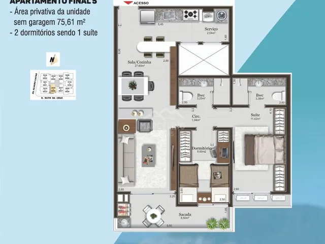 Imagem 4: Apartamento Alto Padrão em Centro, Imbituba/SC