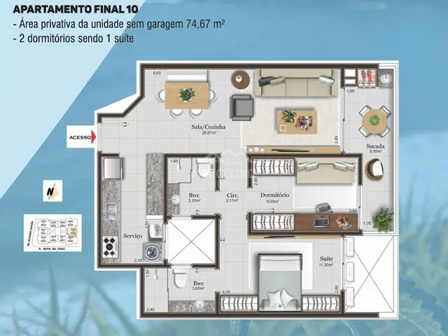 Imagem 10: Apartamento Alto Padrão em Centro, Imbituba/SC