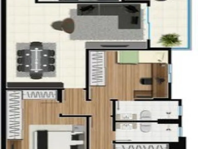 Imagem 3: Apartamento de 3 quartos com suíte e 2 vagas na cidade de Joinville-SC, bairro