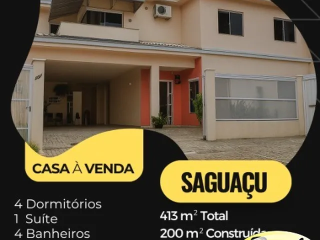 Imagem 1: Casa alto padrão Bairro Saguaçu Joinville - Buch Imóveis
