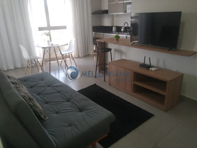 Imagem: Excelente Flat mobiliado com vista para