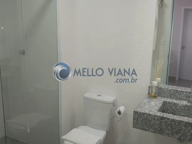 Imagem 5: Excelente Flat mobiliado com vista para a cidade, localizado no centro, quarto, sala