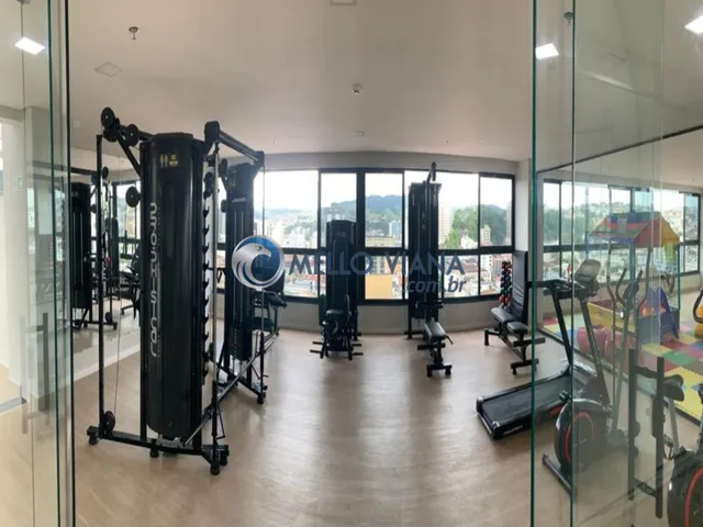 Imagem 8: Excelente Flat mobiliado com vista para a cidade, localizado no centro, quarto, sala