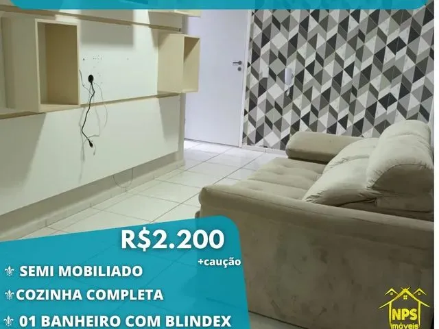 Imagem: Reserva da Cidade 02 Quartos Semi Mobiliado