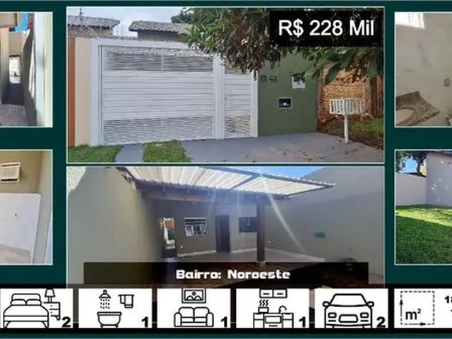 Imagem: Casa Noroeste - 2 Quartos