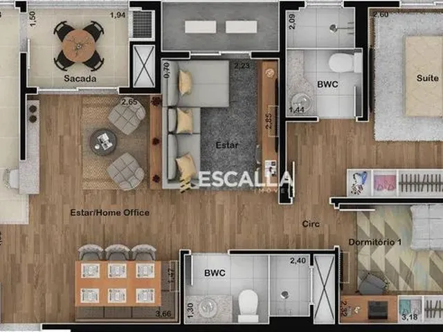 Imagem 4: Apartamento À Venda no Costa e Silva