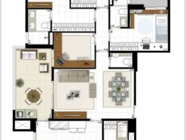 Imagem 7: Alugo Apartamento 3 Suítes - Cond. Coral Gables - Mobiliado - Morada do Sol, Aleixo