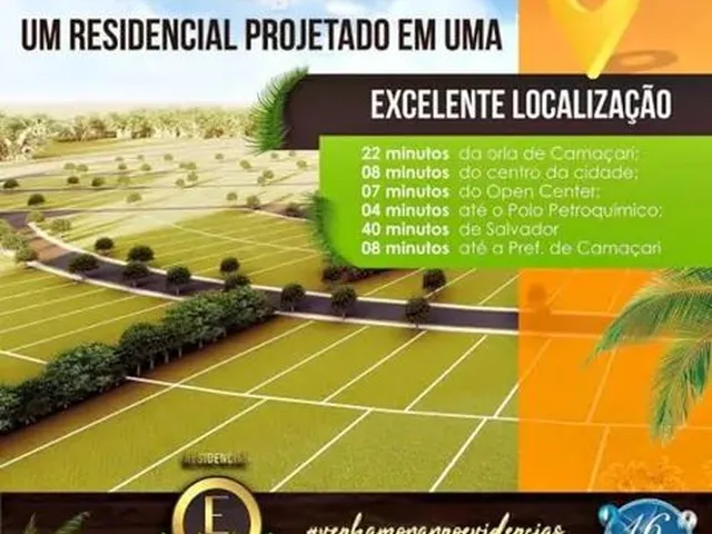 Imagem: Lote 300M2 - Residencial Evidências Camaçari