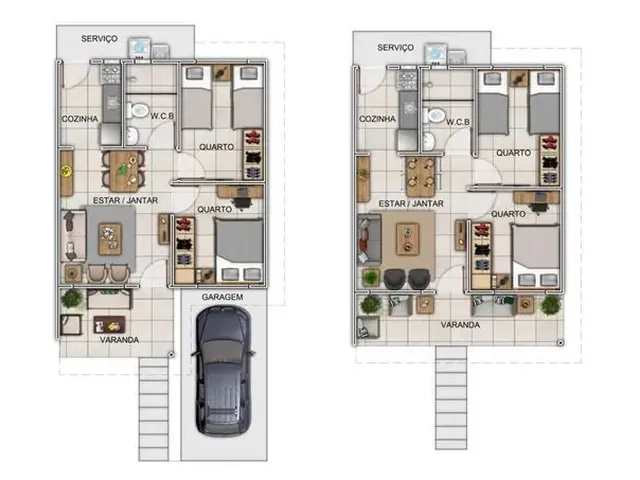 Imagem 1: Casa com e Sem Vaga Fixa!!