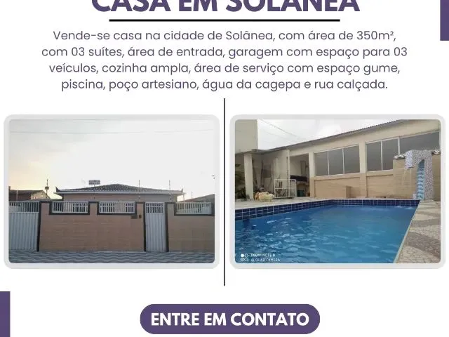 Imagem: Casa para Vender na Cidade de Solânea