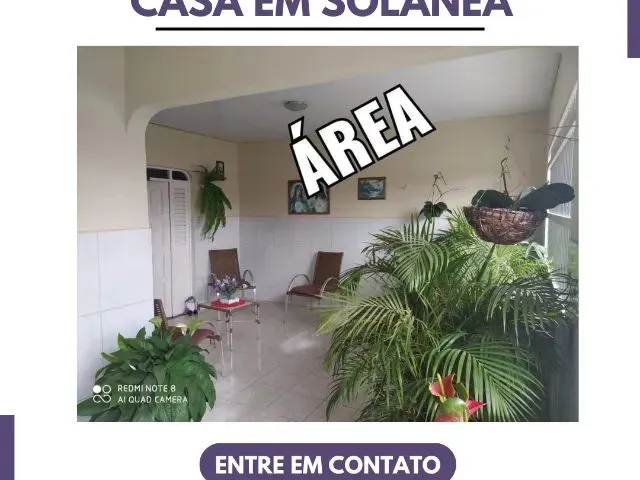 Imagem 2: Casa para Vender na Cidade de Solânea, 3 Quartos Suítes, 2 Salas..