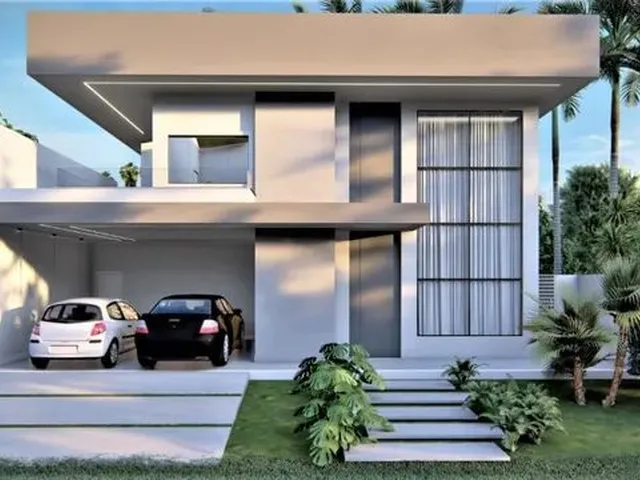 Imagem: A casa em condomínio possui 4 Dormitórios, 1 Suíte, 5