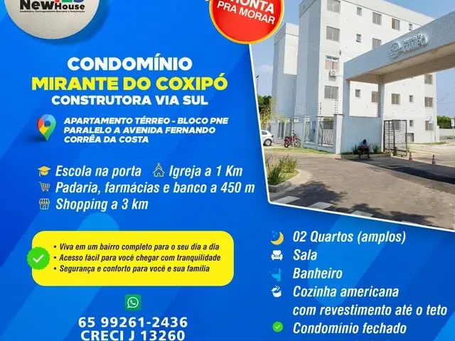 Imagem: Apartamento Terreo Pne com 52 M 2 Quartos