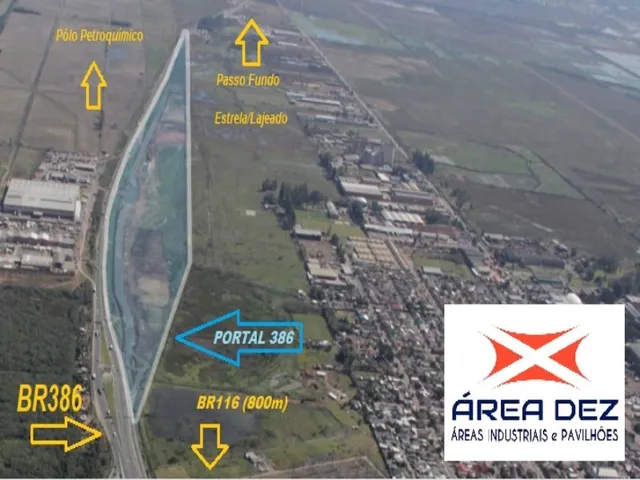 Imagem: Terreno industrial, Portal 386, BR386, Tabaí-Canoas