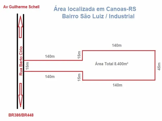 Imagem 3: Área Industrial para venda Canoas, Terreno para Logística, Área para Logística, Área