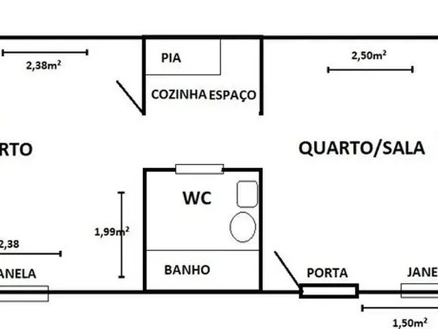 Imagem 7: Kitnet Mobiliado de 30M² Prox Av Cpa Atras Terra Nova Cba