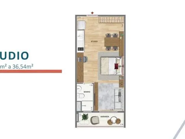 Imagem 4: Apartamentos À Venda com Opções de Studios, 1, 2 e 3 Quartos e Lazer Completo Porto