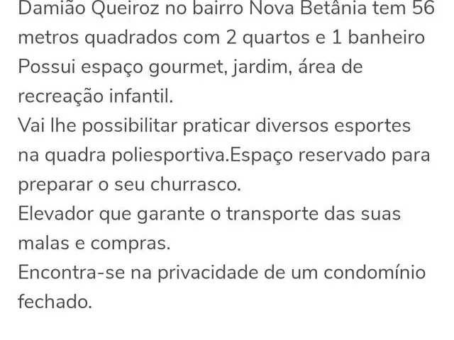 Imagem 12: Vende-Se Apartamento no Bairro Nova Betania-Mossoró Rn