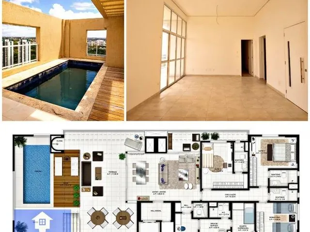 Imagem: Cobertura Linear, 4/4 03 Suítes com Piscina