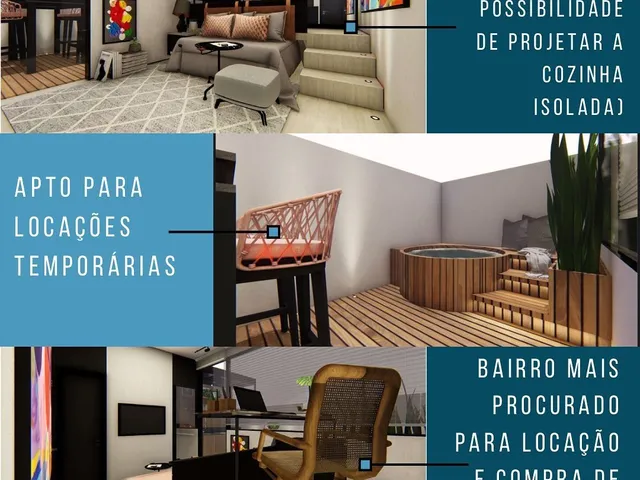 Imagem 2: Studio com Vaga de Garagem no Água Verde