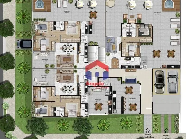 Imagem 2: Apartamento com 3 Dormitórios À Venda, 75 M² por R$ 550.000,00 - Itapoã - Belo