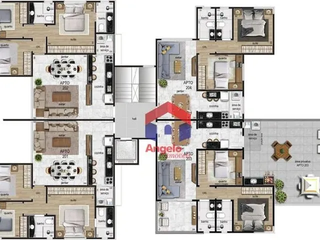 Imagem 5: Apartamento com 3 Dormitórios À Venda, 75 M² por R$ 550.000,00 - Itapoã - Belo