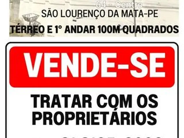 Imagem: Vende-Se Primeiro Andar São Lourenço da