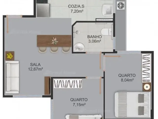 Imagem 9: Apartamento 2 Quartos em Aribiri