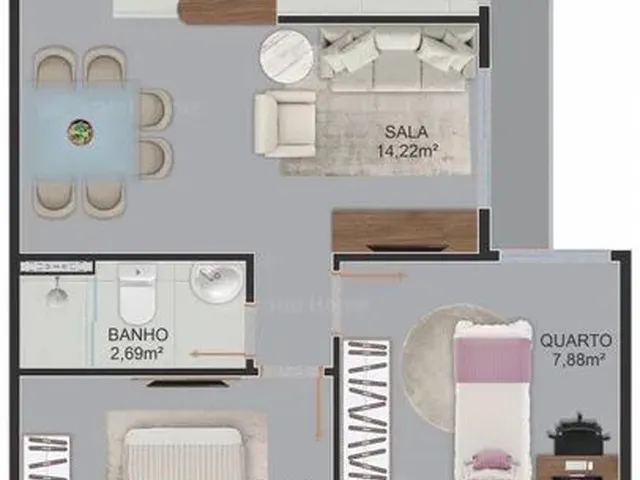 Imagem 5: Apartamento 2 Quartos em Aribiri