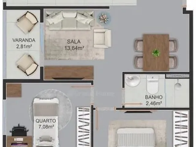 Imagem 6: Apartamento 2 Quartos em Aribiri