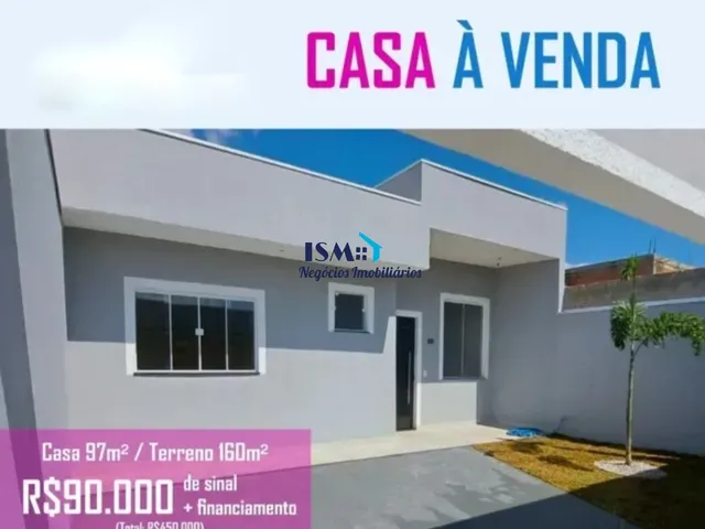 Imagem: Casa Térrea Nova de 3 Dormitórios, com